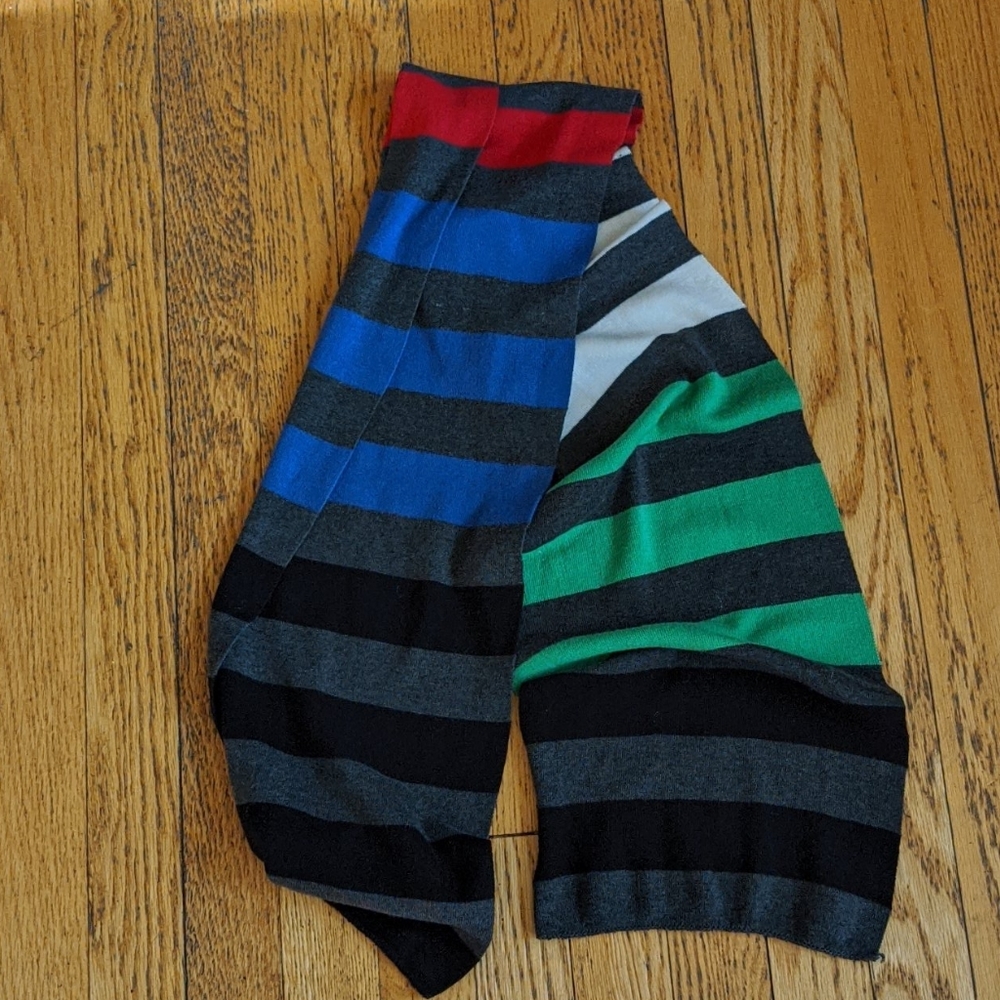 H & M Cheerfully Colored Striped Scarf - Picture 3 of 5